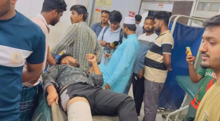 নোয়াখালী বেগমগঞ্জে জামায়াত কর্মী গুলিবিদ্ধ
